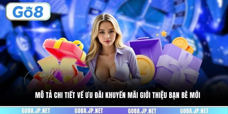 Mô tả chi tiết về ưu đãi khuyến mãi giới thiệu bạn bè mới